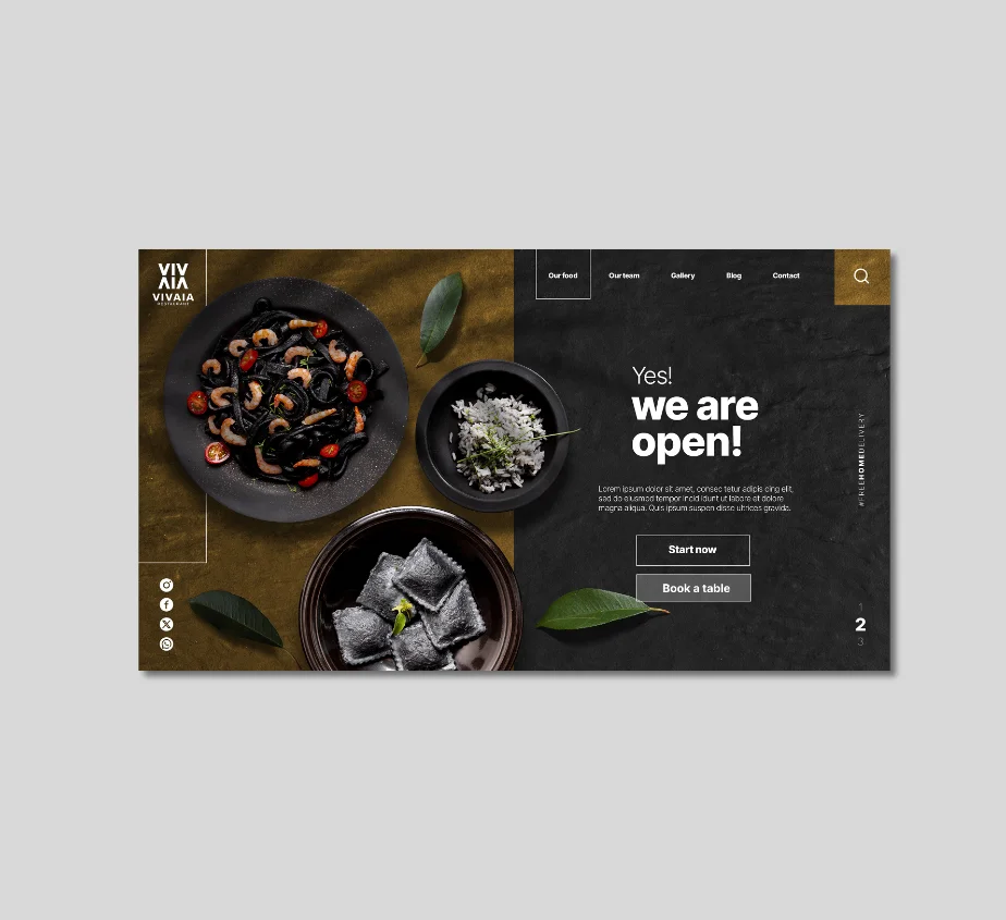 Exemple de site vitrine WordPress